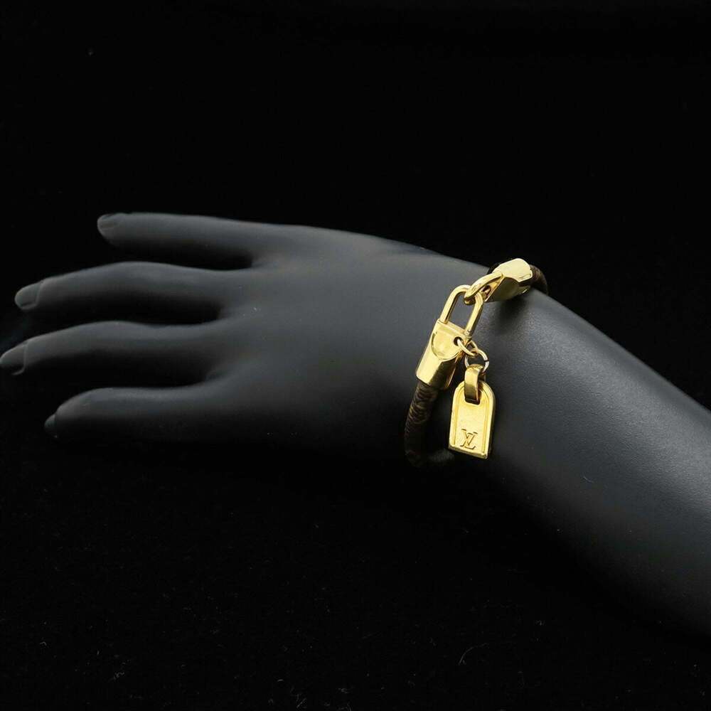 LOUIS VUITTON Brown Monogram Charm Bracelet - Picture 6 of 6